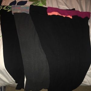 Set of four Plus size workout pants